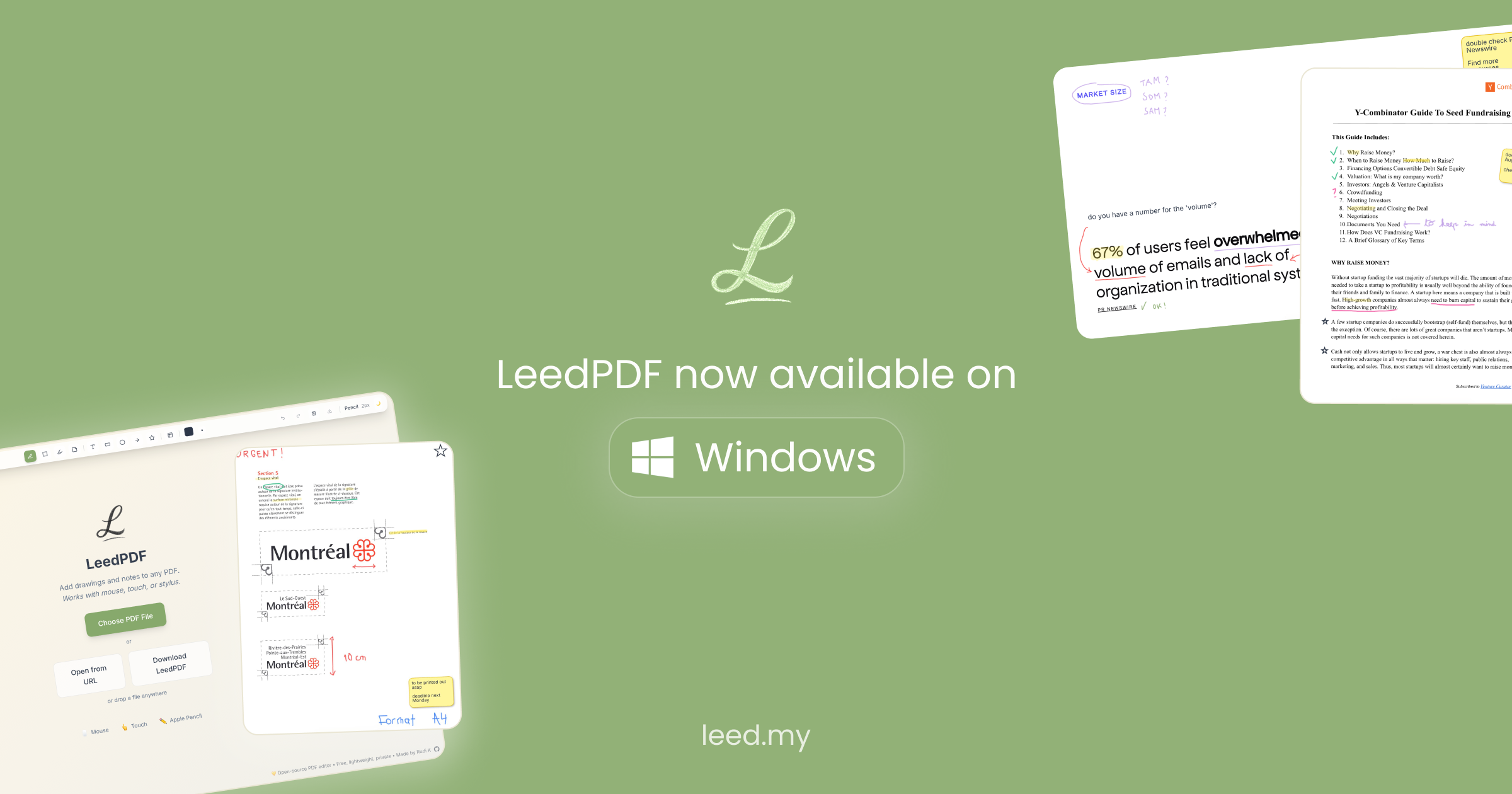 LeedPDF now available on Windows.